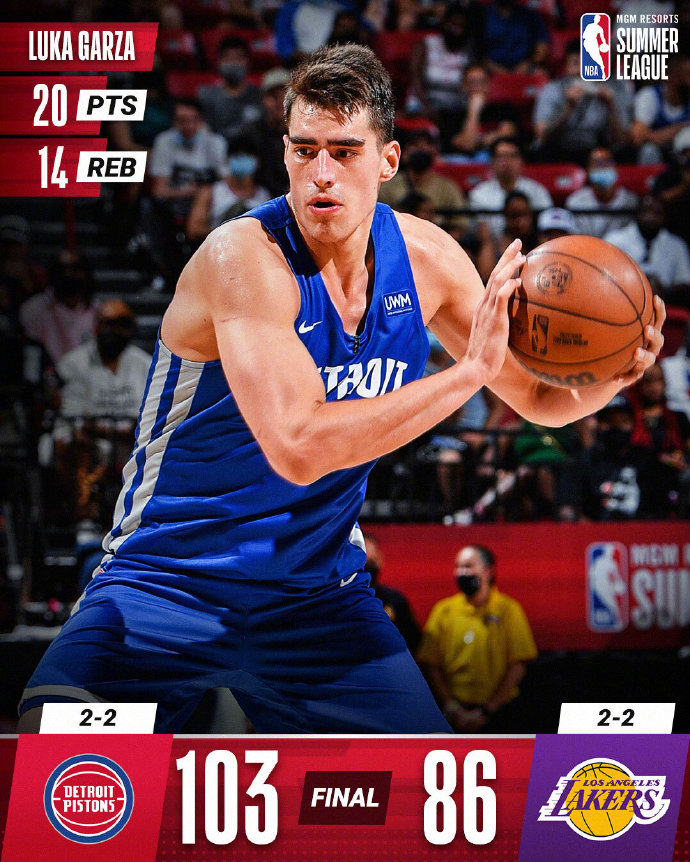 <a href=/lanqiubs/pistons/ target=_blank class=infotextkey>活塞</a>100-80轻取<a href=/lanqiubs/lakers/ target=_blank class=infotextkey>湖人</a> 李22+5 加扎20+14 康宁汉姆缺阵